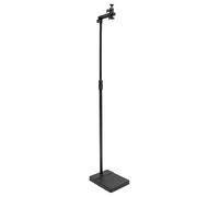 SUONTY Support de projecteur réglable en hauteur 122 à 154 cm, support au sol pour projecteur 360°/90°, support de projecteur 4 kg, 1/4", base en béton, forme de L, salon et chambre à coucher, 20 x 28