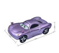 SuoSuo LZWJD Pixar Cars 3 Chick Hicks Police McQueen Mater Fabuleux Hudson 1: 55 Diecast Métal Alliage Modèle Voiture de Voiture pour garçons (Couleur : Holly Shiftwell)