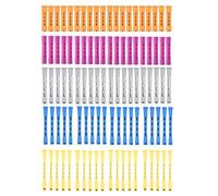 Suoumwa 100 Pcs Perm Tiges de Cheveux Permanennes avec Élastique Élastique pour Femmes Outil de Coiffage de Coiffure