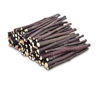 Suoumwa 100 Pièces Broyage Dents Lapin et Hamster, Bâtonnets Pommier, Minéraux, Pierre Molaire, pour Chinchillas, Hamster, Pièce Rechange pour Animaux Compagnie