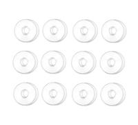 Suoumwa 12 Pcs en Verre Bobches pour Porte-Chandelles pour Bougeoir en Bougette pour la Pièce Maîtresse de Table