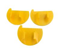 Suoumwa 2 mm / 3 mm / 4 mm 3pcs DIY DIY Coussin Aides Protecteur de Doigt Protecteur de Couture à Serrure de Serrure 4/3 mm Modèles de Couture Outil pour Les Coutures Droites et Incurvées