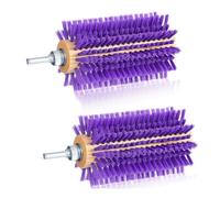 Suoumwa 2pack Mini Roto Brush Coat DeShedding Tool pour Les Bovins de Moutons de Chèvre, Utiliser avec Une Perceuse, pour Le Bétail, la Laine/Les Cheveux Stimulant