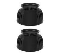 Suoumwa 2pcs Bottes en Caoutchouc Bell Soft Bottes Équines Surpatte Bottes Équines Soft Bottes Équines Accessoires de Protection pour Équipement D'Entraînement M