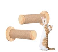 Suoumwa 2X Étagère Murale en Bois Stable et Sûre pour Chaton : Matériel pour Animaux de Compagnie