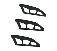 Suoumwa 3 Pochoirs de Maquillage Rapides, Outil de Modelage de Fard à Paupières Réutilisable, de Maquillage, Sourcils, Fard à Paupières