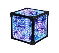 Suoumwa 3D Cube Abyss Lampe D'Ambiance de Bureau Nouveauté Cool et Colorée Décoration Veilleuse Gaming Lampe D'Ambiance Portable