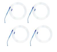 Suoumwa 4 Unités de Collecte D'Aspiration Tube avec Poignée de D'Extrémité Poreuse Détachable Tube de Machine D'Aspiration Portable