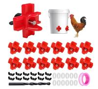 Suoumwa Abreuvoirs pour Poulets, Abreuvoir à Mamelon pour Poulets, Mamelons D'Abreuvoir pour Poulets