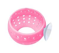 Suoumwa Accessoire de Réservoir à Poissons Décoration D'Aquarium avec Ventouse Décoration de Réservoir à Poissons pour Poissons Grotte D'Aquarium Rose