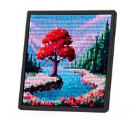 Suoumwa Affichage LED Pixel 64x64 Panneau de Matrice LED RVB Affichage Pixel Art Programmable avec Contrôle par Application Bluetooth Écran Pixel