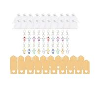 Suoumwa Angel Keychain Décoratif Suspendu pour Baby Shower Anniversaire de Mariage de Mariage Angel Fairy Wing Perles Pendents
