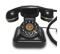 Suoumwa Audio Rétro Européen pour Mariage, Anniversaire et Décoration avec Messages de Voeux Vocaux. Vocal pour Téléphone en Noir.