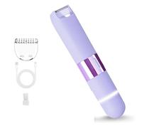 Suoumwa Bikini Shaver 2 en 1 Imperméable Électrique Double Tête Rasoir pour Femmes Sous les Bras