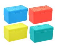 Suoumwa Boîte de Rangement pour Fiches 3 X 5 Pouces, Boîte de Rangement pour Fiches Flash Note, Boîte de Rangement pour Fiches 3 X 5 Pouces, Lot de 4 Couleurs