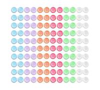 Suoumwa Boîtier de Lentilles de Contact Transparent Mignon pour et les Voyages, Lot de 60