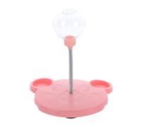 Suoumwa Boule de Nourriture Interative pour Animal de Compagnie Intérieure Interactive Gâteau Jouet pour Animaux de Compagnie Fournit du Rose