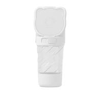 Suoumwa Bouteille d'eau Portable pour Chien ou Chat avec Bol d'alimentation pour Chiots, de Couleur Blanche.