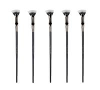Suoumwa Brosse à Cils Festonnée, Brosse en Éventail pour Cils, Outil de Séparation de Cils, Peigne à Cils pour L'Œil Inférieur Supérieur 5 Pièces