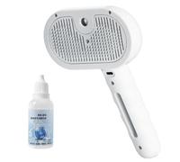 Suoumwa Brosse à Vapeur pour Chat, Élimine Les Poils Lâches, Accessoires pour Chiens et, Blanc