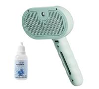 Suoumwa Brosse à Vapeur pour Chat Enlever Les Poils Lâches Accessoires pour Chiens et Vert
