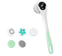 Suoumwa Brosse de Bain à Long Manche Multi-Fonction pour, Brosse à Dos Imperméable Verte