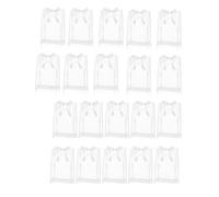 Suoumwa Cadeaux Transparents avec Rubans, Cadeaux Transparents avec Rubans Blancs