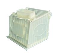 Suoumwa Cage à Oiseaux, Maison pour Perroquet, Cage Blanche en Plastique de Haute Qualité, Nid D'Oiseau Amovible