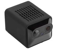 Suoumwa Caméra Basse Consommation Caméra IP Caméra HD Surveillance Vidéo APP UBox PIR Caméra Sans de Détection Du Corps Humain ABS 1 Ensemble