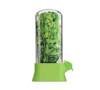 Suoumwa Contenant Herb Saver Anti-Crush Eco-Fresh Cup - Cup de Conservation pour Légumes et Herbes avec Réservoir d'eau - Vert