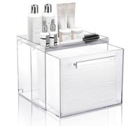 Suoumwa Conteneur de Boîte de Rangement en Acrylique Compatible pour la Propre Club de Peau Propre Xl Porte- à Jetable