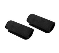 Suoumwa Couvoirs de Poignée à Main Rembourrés Noirs pour Walker et Fauteuil Roulant, Paquet de 2