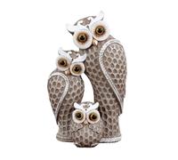Suoumwa Décoration de Décoration Intérieure Décor pour Les Amateurs de Chouettes pour Les Cadeaux de Chouette à Décorations D'Étagère pour, Statues de Hibou sur Les Étagères, Un