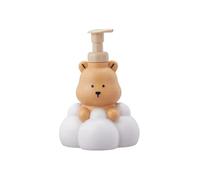 Suoumwa Dispensateur de Salle de Bain Shampooing Pompe Bouteille Amusante et Accessoire de Salle de Bain Fonctionnelle 250 Ml de Thé de Lait