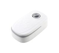 Suoumwa Distributeur Automatique de Nourriture Sèche pour Chien et Chat avec MinuterieDistributeur Automatique de Nourriture Sèche pour Chien et Chat avec Minuterie, Gris