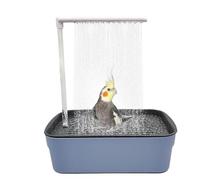 Suoumwa Douche d'oiseaux Douche pour Animaux de Compagnie Bain pour Oiseaux de Compagnie