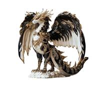 Suoumwa Dragon Cracheur de Feu en Acrylique, Idéal pour Décorer Une Table à, Cadeau Parfait.
