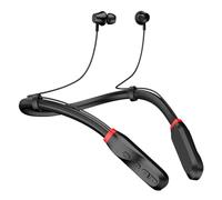 Suoumwa Écouteurs Bluetooth Tour de Cou, Écouteurs Stéréo sans à Durée de Lecture Extra Longue avec Microphone, Écouteurs de Sport Étanches