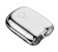 Suoumwa Électroplate de Rasoir Électrique Lavable Rechargeable Portable Mini Magnétique Portable Mini RSS