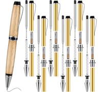Suoumwa Ensemble de 6 Pièces pour Tourner le Bois avec Recharges. Kit de Stylo Rotatif pour Tourner le Bois, en Vrac, pour L'Approvisionnement en Tournage sur Tour pour la Fabrication de Stylos.