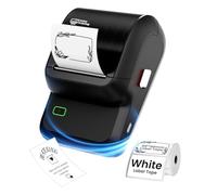 Suoumwa Étiqueteuse, Étiqueteuse Bluetooth Compatible avec Les Téléphones Portables et Les Ordinateurs, Étiqueteuse Portable sans Encre pour Adresse A