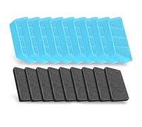 Suoumwa Filtres de d'eau pour Chat 2,2 L/74 Oz Filtres de Remplacement et Éponges pour d'eau Automatique pour Animaux de Compagnie 9 Pièces