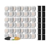 Suoumwa Filtres de Rechange pour à Eau pour Animaux de Compagnie de 101 Oz/3 L. Filtres à Charbon pour à Eau pour Chat Crystal Cat Fountain Automatique. Lot de 12+12.