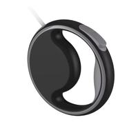 Suoumwa Fournitures pour Animaux de Compagnie Corde Rétractable Automatique 3 Mètres avec Lumière LED pour Promener Les Animaux de Compagnie en Extérieur Noir