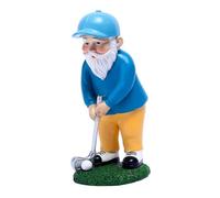 Suoumwa Golf GNOME Résine Statue Figurine Décorative pour Jardin Jardin Pelouse Décoration