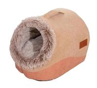 Suoumwa Grottes pour D'Intérieur en Peluche et Chaude, pour Chat, Design Semi-Fermé, Cachette Confortable pour Chat, pour Chien pour Un Confort Optimal