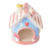 Suoumwa Hamster Hideaway Cute Ceramic HidingNests ChinchillaHut Accessoires pour Cages pour Animaux de Compagnie Maisons et Cachettes pour Gerbilles Petits Animaux