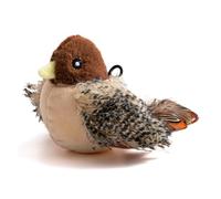 Suoumwa Jouet Interactif pour Chat en Forme D'Oiseau Qui Bat des Ailes - Oiseau Qui Gazouille Simulé, Jouet Engageant pour, et Amusant