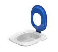 Suoumwa Kit D'Entraînement Toilettes pour Chat, Entraîneur Toilettes pour Chat Réutilisable Universel, Outil de Siège D'Entraînement Aux Toilettes pour Chat pour Le Nettoyage Animaux Bleu