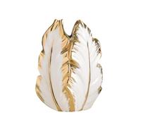 Suoumwa Lampe Nordique Vase Haut de Gamme en Céramique Dorée de Luxe, Élégant Vase de Fleurs pour/Design Moderne - Décoration de Table X0030